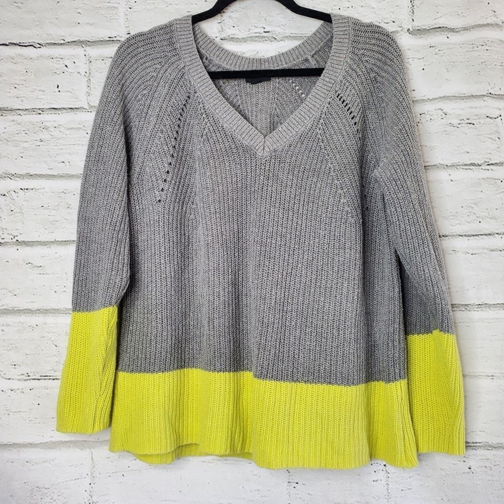 Torrid color block pullover size 1 or 1x or XL kn… - image 5